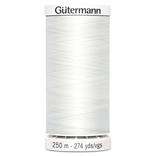 Gütermann Weißes Polyestergarn, 250 m, Polyester, 5.5x2.5x2.5 cm von Gütermann