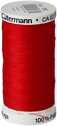 Gutermann 0156 Polyester-Nähgarn, 250 m, Purpurrot, Crimson, 5.5 x 2.7 x 2.7 cm von Gütermann