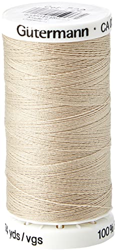 Gutermann 0722 Polyestergarn, 250 m, Beige Bone, Polyester, 5.5 x 2.7 x 2.7 cm von Gütermann