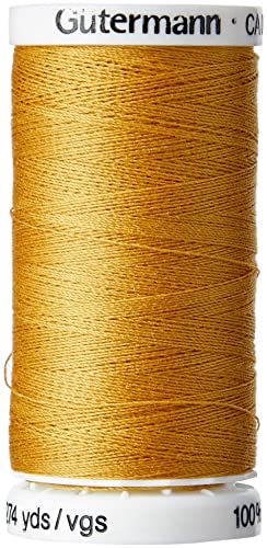 Gutermann 0968 Polyester-Nähgarn, 250 m, Jeans Gold, 5.5 x 2.7 x 2.7 cm von Gütermann