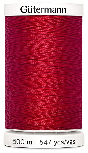 Gutermann 501-410 Nähgarn, 500 m, Scharlachrot, Polyester von Gütermann