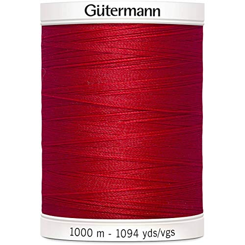 Gutermann Nähgarn aus Polyester, Rot, 5.5 x 4 x 4 cm, 1000 von Gütermann