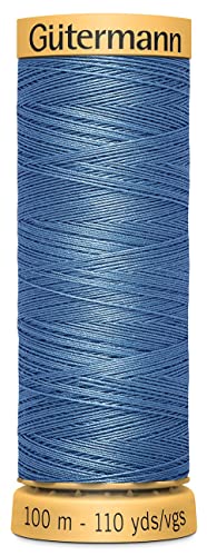 Gutermann Natürliches Baumwollgarn, 110 m, Hellblau von Gütermann