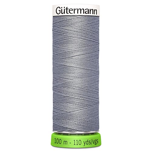 Gutermann Recyceltes Polyester-Faden, 10 m, Schiefergrau von Gütermann