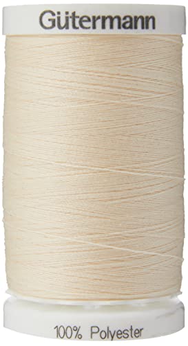 Gutermann Sew alle Polyester Gewinde, 500 Mtr, cremefarben (0414), von Gütermann