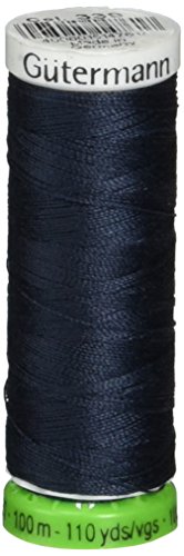 Gutermann recyceltem Polyester Gewinde, 110 YD, Midnight von Gütermann