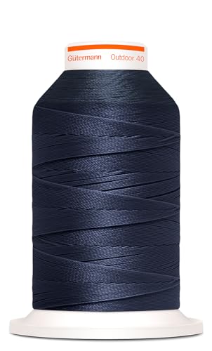 Gütermann Nähfaden Outdoor 40, UV-beständig, Länge 400m, Blau, Polyester, Cotton von Gütermann