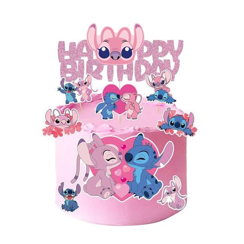 8 Kuchen Dekoration,Cake Decoration,Cupcake Toppers,Cupcake Geburtstag Topper für Junge Mädchen Geburtstag Themen Party von Gugatad