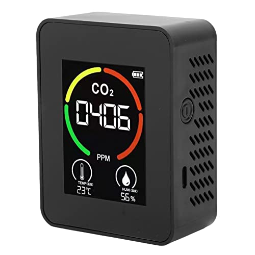 CO2-Detektor, Echtzeitmonitor, Einfache Ablesung, TVOC-Sensor, Geeignet für Zuhause von Gugxiom