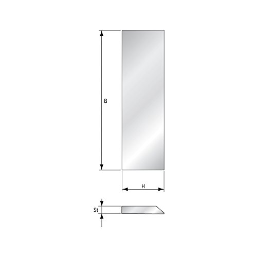 GUHDO HSS Streifen-Hobelmesser 310x35x3mm | Modell 1501 HS | Made in Germany von Guhdo