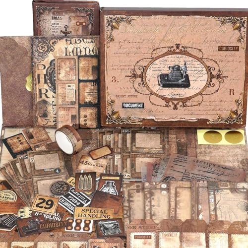 Guihydur Scrapbooking-Set, Serie „The Love Poems" - Vintage-Artikel, Perfekte Geschenkverpackung für Scrapbooking-Materialien von Guihydur