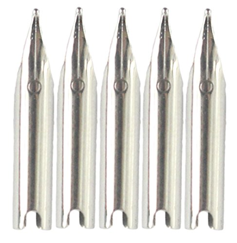 Gullor 5PCS Füllfederhalter Nibs passen Jinhao 606, Silber, feine Spitze von Gullor