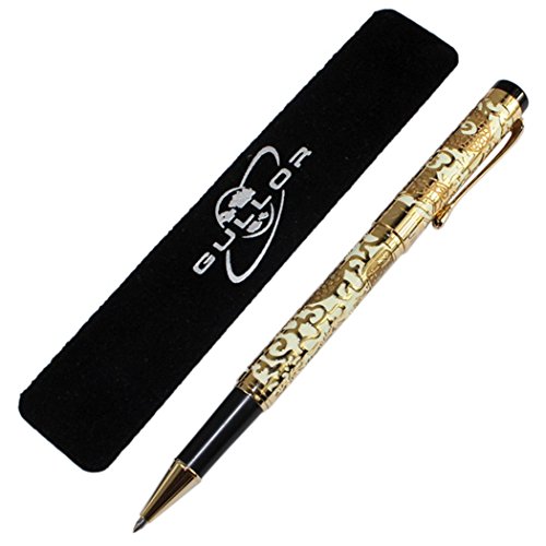 Gullor Erweiterte Kugelschreiber Jinhao 5000 Black and Gold Dragon Year mit Geschenk-Kasten ... von Gullor