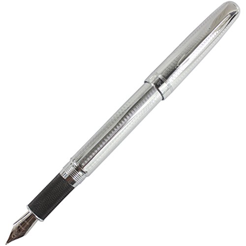 Gullor Luxus exquisite Jinhao 601 reinem Silber Füllfederhalter von Gullor