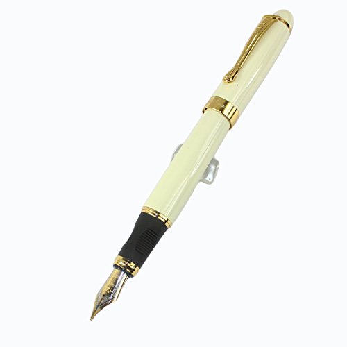 Gullor Mode elegant Jinhao 450 weiß Füllfederhalter mit goldenen Clip von Gullor