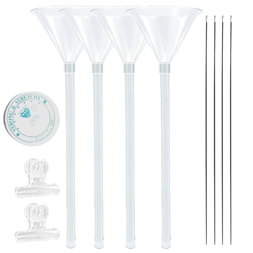 Clay Craft Beading Funnel, Jewelry Making Bead Funnel, Clay Beading Funnel Kit, Versatile Bead Funnel Tools, Beading Funnel for Jewelry Making, Bead Funnel Needles Suitable Use for Crafts von Gungtj