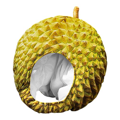 Gungtj Durian Kopfbedeckung, Plüsch Durian Kopfbedeckung, Durian Kostüm Kopfbedeckung, 35 x 32 cm, Cosplay Durian Hut, Maskerade Cosplay Kopfbedeckung, Durian Hut für Plüsch Durian Kopfbedeckung von Gungtj