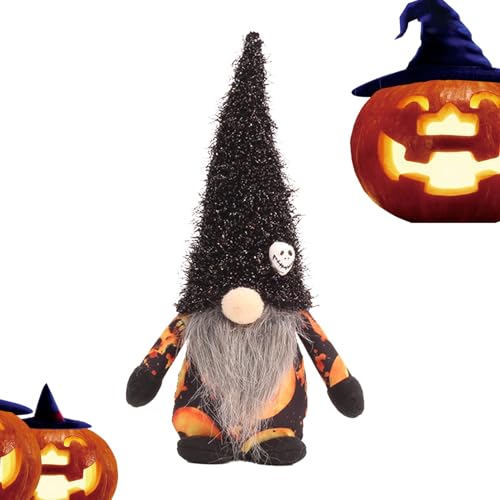 Halloween Gnomes Decorations, Spooky GNOME Decorations, Halloween Garden Gnomes, Halloween GNOME Figurines, Outdoor Halloween Gnomes, Halloween Plush Gnomes, Pumpkin GNOME for Decorations, von Gungtj