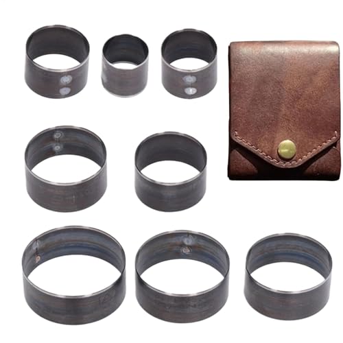 Leather Cutting Dies Set, Circular Leather Hole Punch Kit, Professional Leather Processing Tools, Leather Punching Dies, Leatherworking Supplies,Leather Hole Punch Set,Leather Crafting Tools, von Gungtj