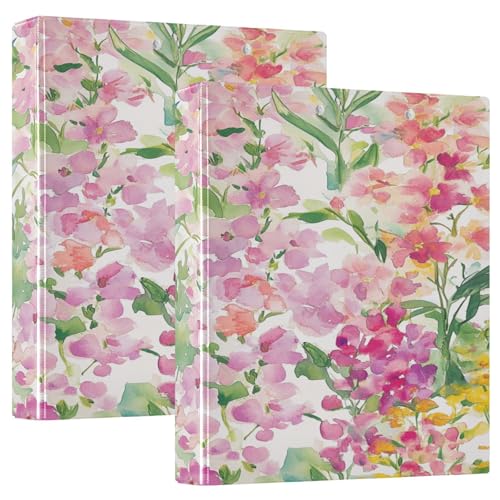 3-Ring-Notizbuch, 3,8 cm, Yukon Fireweed Beauty Summer Flowers mit Klemmbrett für Briefgröße (27,9 x 21,6 cm), Hardcover, 1 Packung von GuoChe