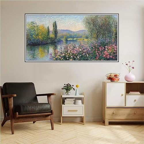 Abstrakt Malen Nach Zahlen Groß 120X60cm Malen Nach Zahlen Erwachsene Landschaft Malen Nach Zahlen Kinder, Knitterfreie Leinwand, Pinsels Und Acrylfarbe Diy Handgemalt Kit, Geschenke für Männer-z160 von Guofuos