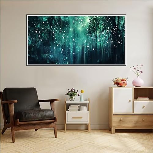 Abstrakt Malen Nach Zahlen Groß 200X100cm Malen Nach Zahlen Erwachsene Sternenhimmel Malen Nach Zahlen Kinder, Knitterfreie Leinwand, Pinsels Acrylfarbe Diy Handgemalt Kit, Geschenke für Männer-z10 von Guofuos