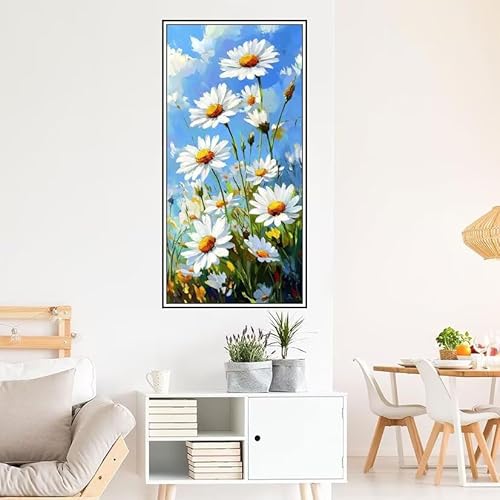 Blume Malen Nach Zahlen Groß 200X100cm Malen Nach Zahlen Erwachsene Landschaft Malen Nach Zahlen Kinder, Knitterfreie Leinwand, Pinsels Und Acrylfarbe Diy Handgemalt Kit, Geschenke für Männer-z1305 von Guofuos