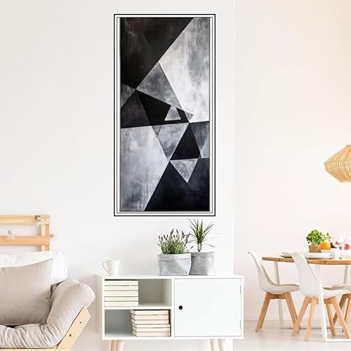 Malen Nach Zahlen Erwachsene Abstrakt Malen Nach Zahlen Geometrie Malen Nach Zahlen ab 9 Jahre Mädchen DIY Ölgemälde Bastelset Kit, Mit 3-Pinseln und Acrylfarbe für Geschenk Wand Décor 160X80cm-z1266 von Guofuos