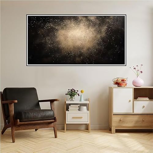 Malen Nach Zahlen Erwachsene Abstrakt Malen Nach Zahlen Sternenhimmel Malen Nach Zahlen ab 9 Jahre Mädchen DIY Ölgemälde Bastelset Kit, Mit 3-Pinseln Acrylfarbe für Geschenk Wand Décor 200X100cm-z126 von Guofuos