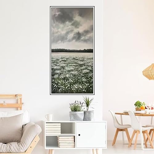 Malen Nach Zahlen Erwachsene Blume Malen Nach Zahlen Landschaft Malen Nach Zahlen ab 9 Jahre Mädchen DIY Ölgemälde Bastelset Kit, Mit 3-Pinseln und Acrylfarbe für Geschenk Wand Décor 160X80cm-z997 von Guofuos