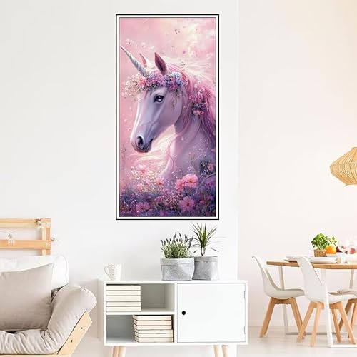 Malen Nach Zahlen Erwachsene Blume Malen Nach Zahlen Tiere Malen Nach Zahlen ab 9 Jahre Mädchen DIY Ölgemälde Bastelset Kit, Mit 3-Pinseln und Acrylfarbe für Geschenk Home Wand Décor 220X100cm-z597 von Guofuos