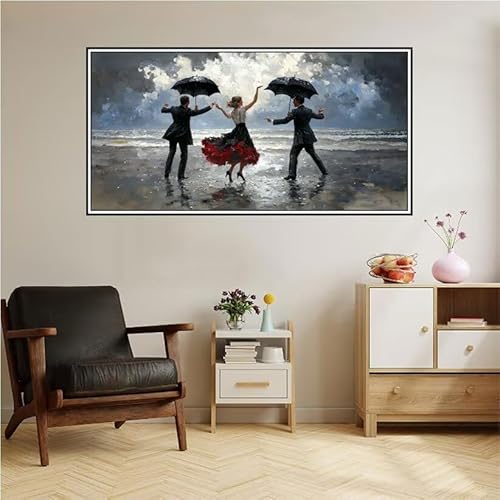 Malen Nach Zahlen Erwachsene Frau Malen Nach Zahlen Abstrakt Malen Nach Zahlen ab 9 Jahre Mädchen DIY Ölgemälde Bastelset Kit, Mit 3-Pinseln und Acrylfarbe für Geschenk Home Wand Décor 200X100cm-z41 von Guofuos