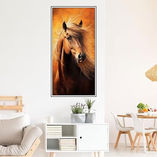 Malen Nach Zahlen Erwachsene Tiere Malen Nach Zahlen Tier Malen Nach Zahlen ab 9 Jahre Mädchen DIY Ölgemälde Bastelset Kit, Mit 3-Pinseln und Acrylfarbe für Geschenk Home Wand Décor 220X100cm-z562 von Guofuos