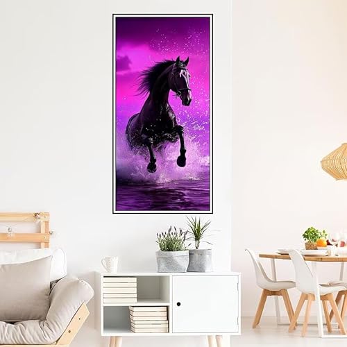 Malen Nach Zahlen Erwachsene Tiere Malen Nach Zahlen Tier Malen Nach Zahlen ab 9 Jahre Mädchen DIY Ölgemälde Bastelset Kit, Mit 3-Pinseln und Acrylfarbe für Geschenk Home Wand Décor 220X100cm-z593 von Guofuos