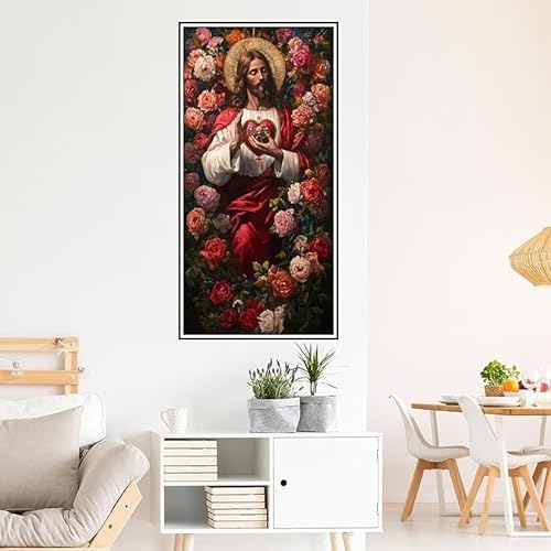 Religion Malen Nach Zahlen Groß 200X100cm Malen Nach Zahlen Erwachsene Blume Malen Nach Zahlen Kinder, Knitterfreie Leinwand, Pinsels Und Acrylfarbe Diy Handgemalt Kit, Geschenke für Männer-z1255 von Guofuos