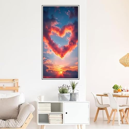 Sonnenuntergang Malen Nach Zahlen 80X40cm Malen Nach Zahlen Erwachsene Landschaft Malen Nach Zahlen Kinder, Knitterfreie Leinwand, Pinsels Und Acrylfarbe Diy Handgemalt Kit, Geschenke für Männer-z930 von Guofuos