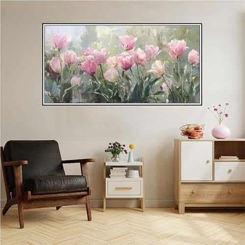 Tulpe Malen Nach Zahlen Groß 200X100cm Malen Nach Zahlen Erwachsene Abstrakt Malen Nach Zahlen Kinder, Knitterfreie Leinwand, Pinsels Und Acrylfarbe Diy Handgemalt Kit, Geschenke für Männer-z129 von Guofuos