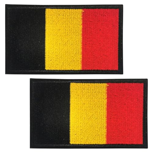 2 Stück 8x5cm Deutschland Patch, Bundeswehr Patch, Bundeswehr Deutschland Flaggen Patch für Kleidung Taschen Rucksack Uniform Weste Hundegeschirr Militär Taktisch Draussen Jersey, Patches Klett von Gurfzcyuoo