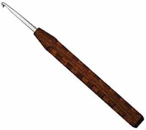 AddiNature Walnut Novel Crochet Hook (587-2) Pack of 5 16cm x 2.5mm Gustav Selter GmbH & Co. von Addi