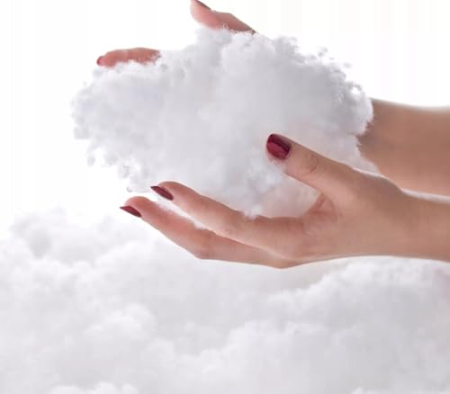Füllwatte 1kg Ökotex antiallergisch waschbar 95°C hochflauschig Kissenfüllung Bastelwatte Füllmaterial Stopfmaterial, aus Polyester Hohlfaser, Weiß Füllwatte 1kg Ökotex antiallergisch waschbar 95°C hochflauschig Kissenfüllung Bastelwatte Füllmaterial Stopfmaterial, aus Polyester Hohlfaser, Weiß von Gustaw