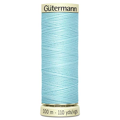 Gutermann 0195 Polyester-Garn, 100 m, Airy Blue, 5.5 x 1.8 x 1.8 cm von Gutermann