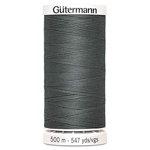 Gutermann 0701 Nähgarn, Polyester, 500 m, Schwalbenschwanzgrau, Schwalbenschwanz, Grau, 5.5 x 3 x 3 cm von Gutermann