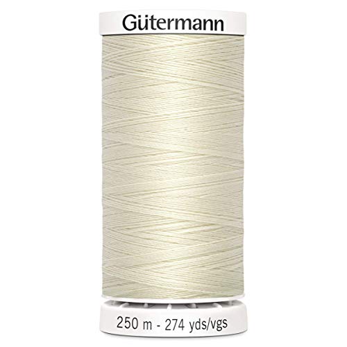 Gutermann 0802 Polyester-Nähgarn, 250 m, Porzellan, Porcelain, 5.5 x 2.7 x 2.7 cm Gutermann 0802 Polyester-Nähgarn, 250 m, Porzellan, Porcelain, 5.5 x 2.7 x 2.7 cm von Gütermann