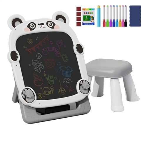 Guvbkfaw Magnetisches Zeichenbrett, doppelseitiges Zeichenbrett - Verstellbare doppelseitige magnetische Whiteboard-Zeichentafel für Kleinkinder | Magnetisches Whiteboard, faltbare Halterung, stehende von Guvbkfaw