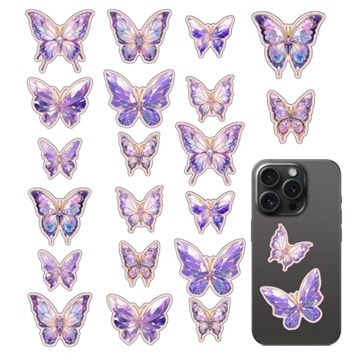 Gvblkq 3D Butterfly Wall Decor, Butterfly Wall Stickers Decals, Mural Art Butterfly Decals, Creative Wall Butterfly Stickers, Scrapbooking Butterfly Crafts, Laptop Butterfly Art Decals, Kids Room von Gvblkq