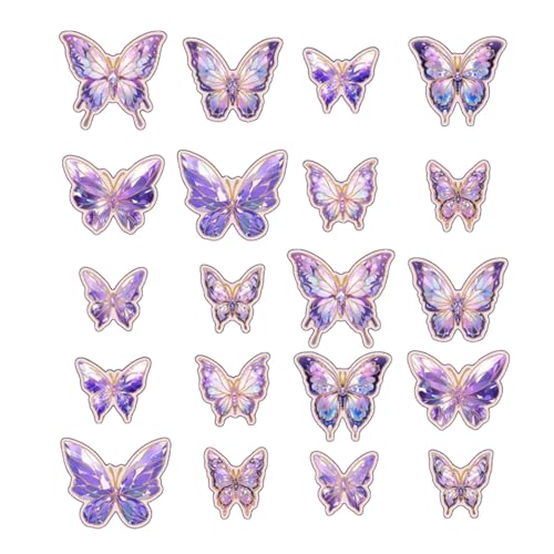 Gvblkq 3D Butterfly Wall Decor, Wall Mural Butterfly Stickers, Butterfly Art Decals, Scrapbooking Butterfly Stickers, Butterfly Laptop Decals, Kids Room Butterfly Stickers, Bedroom Wall Butterflies von Gvblkq