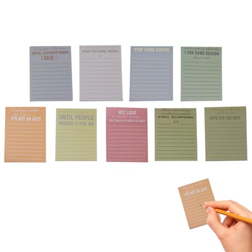 Gvblkq Cute Sticky Notes Sticky Notes Set Rectangular Sticky Notes Colorful Sticky Notepad 270 Sheets Sticky Notes Desk Accessories Reminders Sticky Notes Note Pads For Desk Office Sticky Notes von Gvblkq