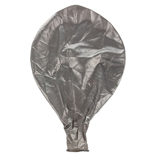 Gvvsjgdbis 36-Latexballons (Premium-Helium-QualitäT), 12Er-Pack, ReguläRe Form - Silber von Gvvsjgdbis