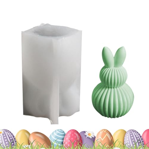 Ostern Kaninchen Silikonform Osterhase Silikonformen Gießformen Ostern Ei, Hasen, Hasenohren, Hasenkopf Giessformen Ostern Gipsformen Für Osterheimdekoration von Gwtdtoad