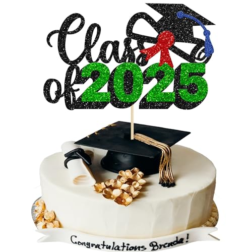 1 Stück Graduation Cake Topper 2022 Green Glitter Class of 2022 Graduation Decorations for 2022 Congrats Graduation Party Cake Decorations Supplies 1 Stück Graduation Cake Topper 2022 Green Glitter Class of 2022 Graduation Decorations for 2022 Congrats Graduation Party Cake Decorations Supplies von Gyufise